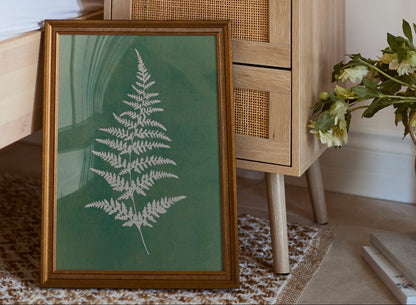 Papercut Wood Fern, Poster